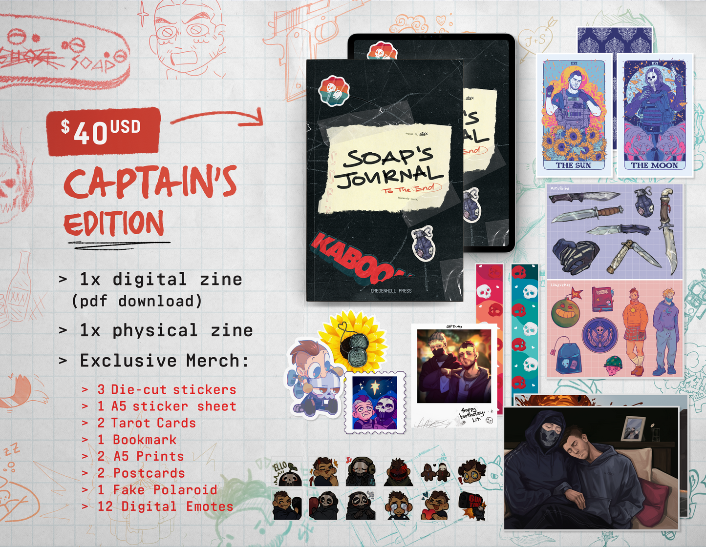 Captain's Edition: Physical + Merch + Digital Zine